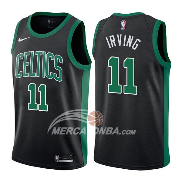 Maglia NBA Boston Celtics Kyrie Irving Mindset 2017-18 Nero